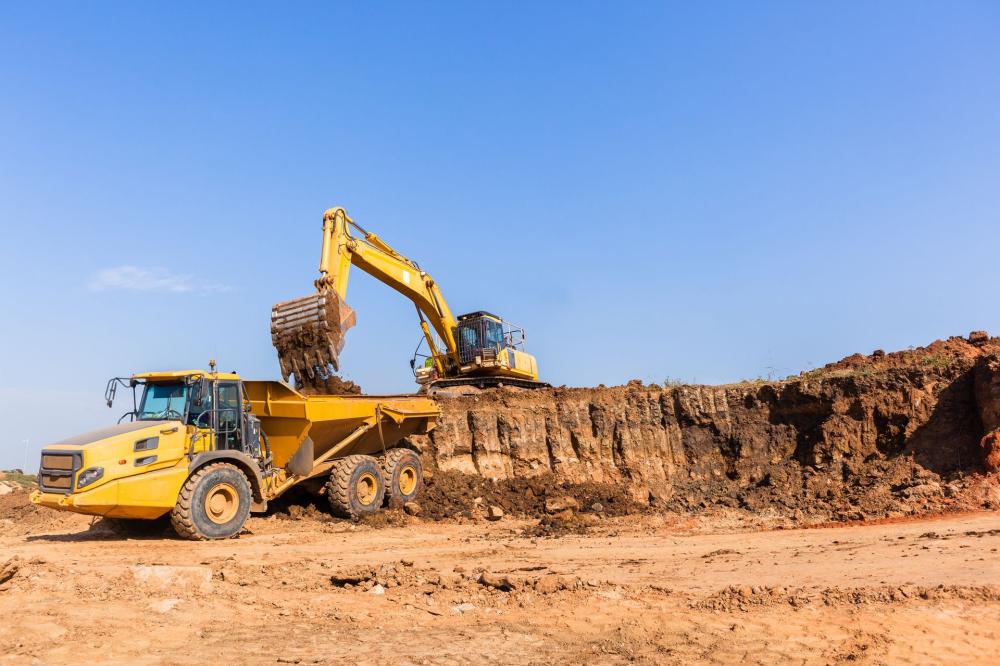 travaux pelleteuse